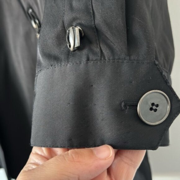 Trenz Women By Theresa Renz Black Spring Light Jacket Plus Size 1X - Picture 10 of 11